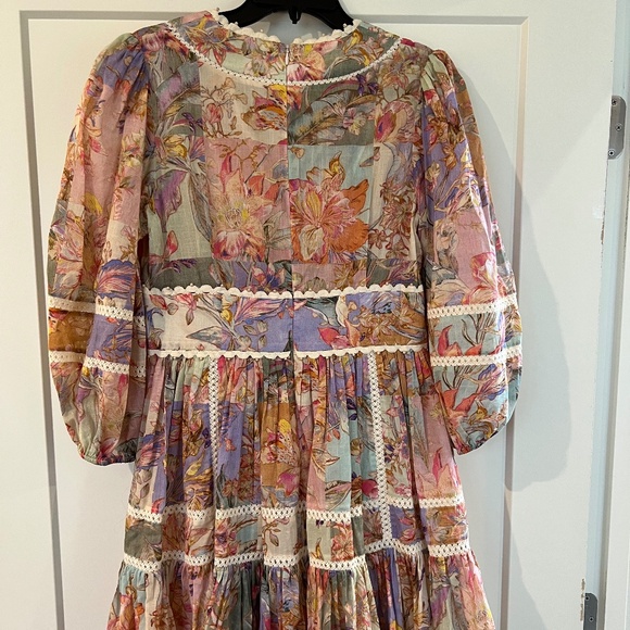 Zimmermann Linen Mini Dress AU 3/Large - Picture 2 of 7